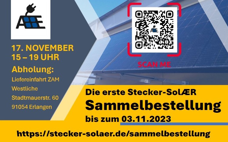 You are currently viewing Die erste Stecker-SolÆR Sammelbestellung bis zum 03.11.2023