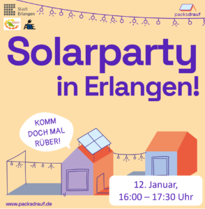 Read more about the article Erlangens erste Solarparty – wir feiern erneuerbare Energien!