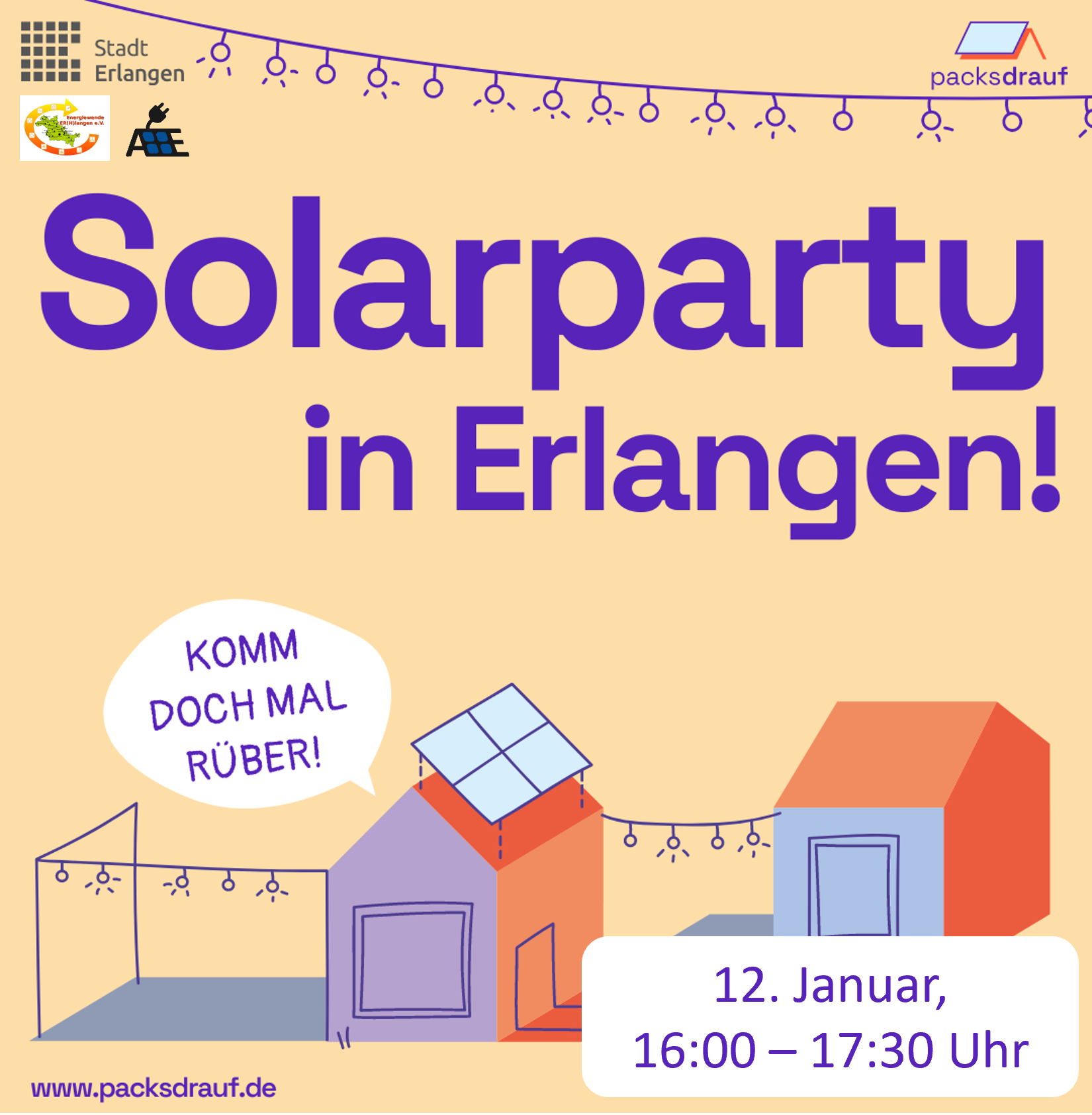 Du betrachtest gerade Erlangens erste Solarparty – wir feiern erneuerbare Energien!