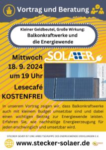 Mehr über den Artikel erfahren Kleiner Geldbeutel, Große Wirkung: Balkonkraftwerke und die Energiewende