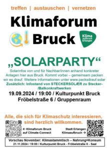 Mehr über den Artikel erfahren „Solarparty“