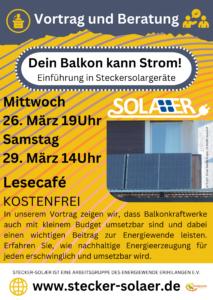 Mehr über den Artikel erfahren Dein Balkon kann Strom! Einführung in Steckersolargeräte