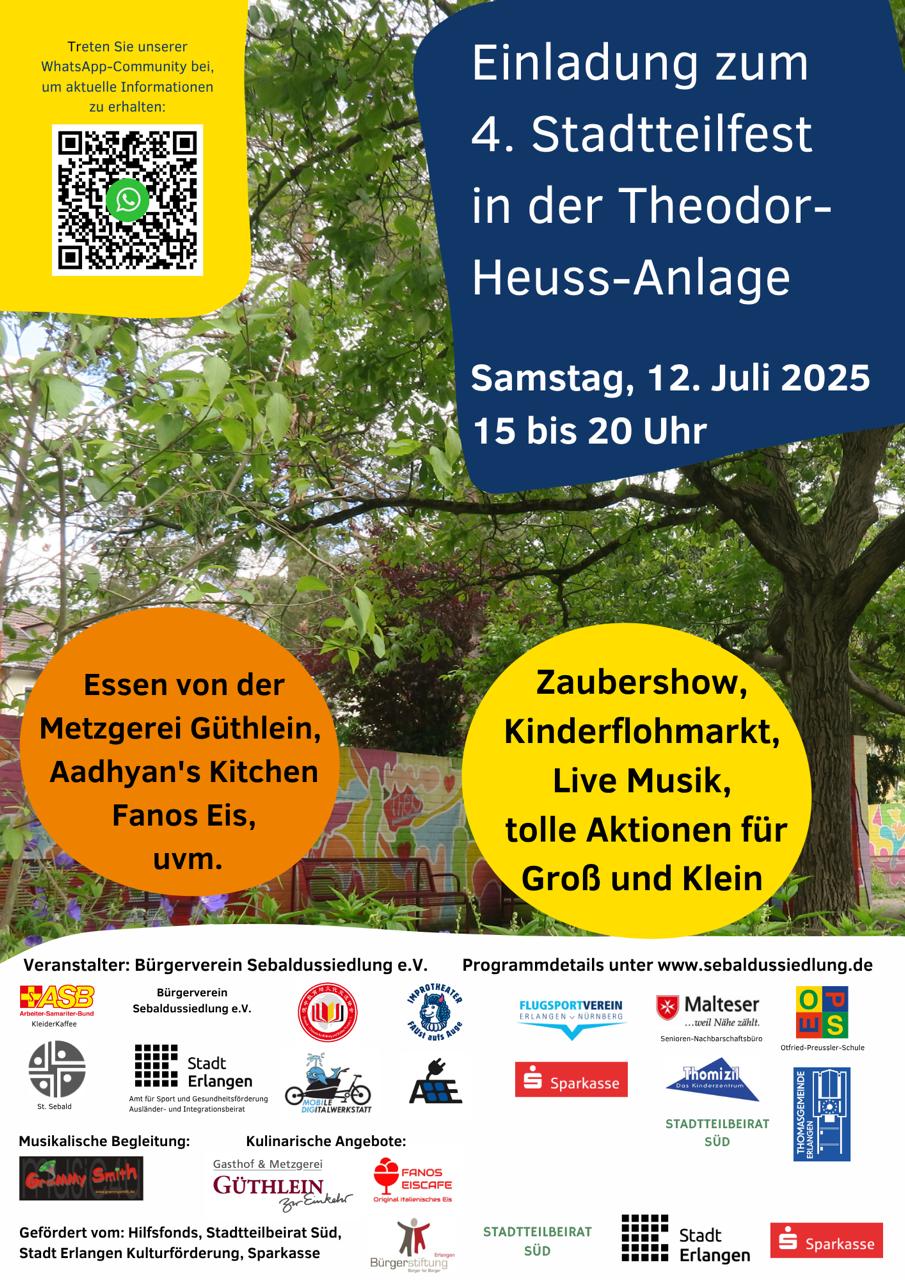 Du betrachtest gerade Theodor-Heuss-Anlage Stadtteilfest