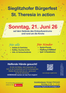 Mehr über den Artikel erfahren Infostand Sieglitzhofer Bürgerfest